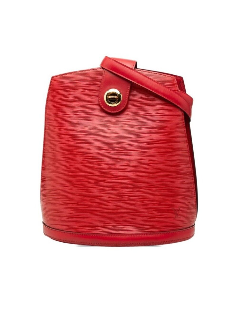 Louis Vuitton Epi Cluny Shoulder Bag Castilian Red Leather
